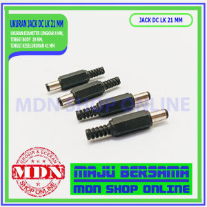 Jack Dc Lk lubang 25mm 55mm / 21mm jual per 10 pcs