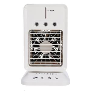 USB Rechargeable 300ML Water Tank Air Coolers and Humidifier 3-Speed Portable Cooling Fan with Night Light