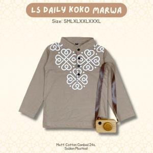 Atasan Koko Marwa - Baju Koko Lengan Panjang Anak 1-10T Pineapple Kids