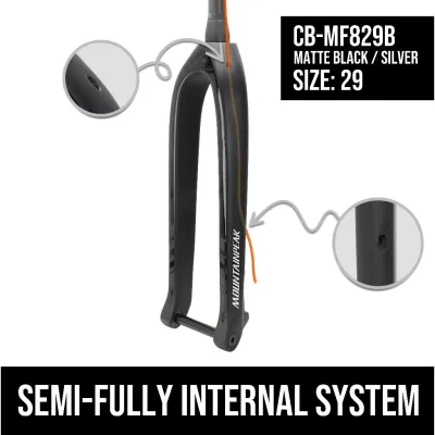 Mountainpeak Carbon Fiber Rigid Bicycle Fork