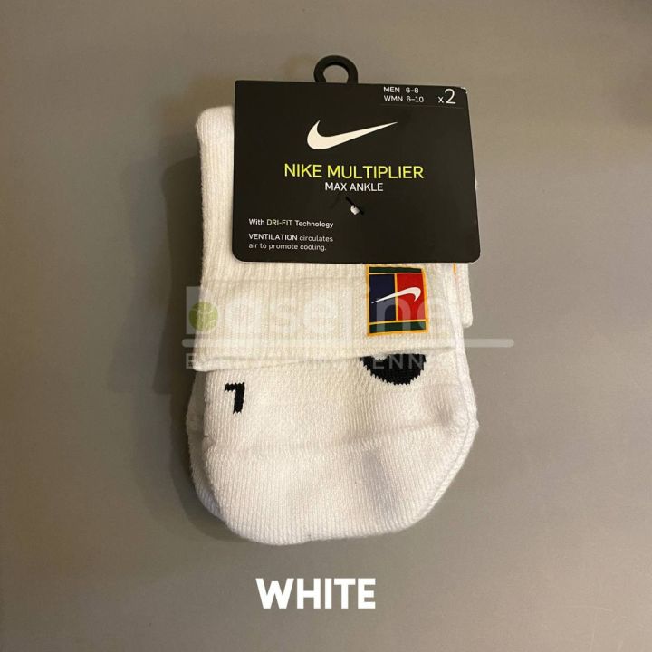 Original Nike Court Multiplier Max Ankle Socks (Unisex) - 2 Pairs ...
