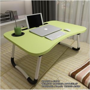 50x30 Meja Lipat Portable / Meja Laptop / Meja Belajar Anak motif polos&karakter