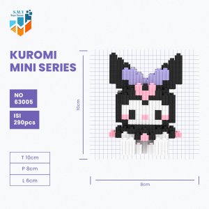 SMY Nano Blocks Mini Sanrio Mainan Anak Bricks Education Toys Balok Susun Puzzle Animasi 3D Model