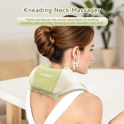 BOMIDI Shoulder Neck Massager MP2 Lite เครื่องนวดคอ เครื่องนวดไหล่ไฟฟ้า ที่นวดคอ 6D ประคบร้อน เครื่องนวดไฟฟ้า
