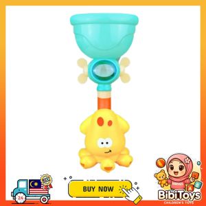 BIBISWIM Baby Bath Toys Bathroom Pipes Shower Sprinkle Bathtub Water Play Kids | Mainan Baby Mandi