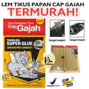 Papan Lem Perangkap Tikus Cap Gajah Trap Papan Perangkap Tikus