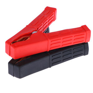 [Annabels] คลิปจระเข้200A 2ชิ้นตัวหนีบแบตเตอรี่รถยนต์หุ้มฉนวนสำหรับสายจัมเปอร์บูสท์