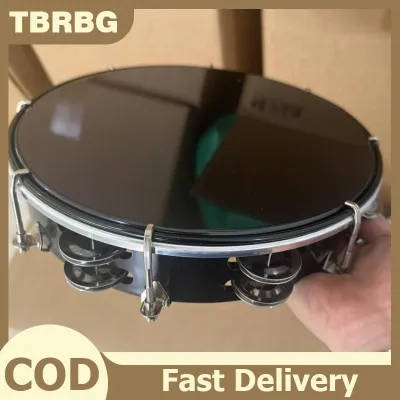 TBRBG Tambo với kim loại mạnh mẽ jingles rõ ràng điều chỉnh trống đầu cho Christmas bên sân khấu hiệu suất