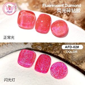 AS สีเจลเรืองแสงแฟลช 9 สี รหัส AFD ยาทาเล็บเจล เงางาม ทาง่าย ติดทน พร้อมส่งในไทยจ้า