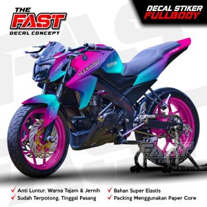 TERBARU Decal Sticker Variasi Fullbody New Vixion NVL - Dekal Stiker Vixion NVL Bunglon variasi