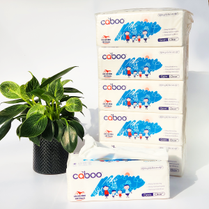 Khăn Giấy Lụa Cao Cấp Giấy Ăn Rút Cao Cấp Caboo 4 Lớp Giấy Lau Dầu Mỡ Nhà Bếp Thấm Hút Tốt