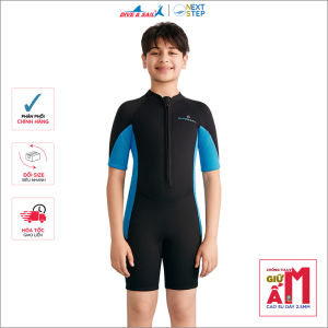 Đồ bơi giữ nhiệt bé trai Dive and Sail size 27kg - 55kg | Mẫu tay ngắn quần ngắn giữ ấm rât tốt