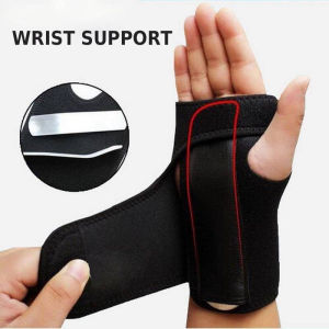 Adjustable Carpal Tunnel Wrist ce Breathable OK Cloth & PU Leather Steel Plate Wrist Support Splint 15-24.5cm Wrist Circumference Pain Relief Guard for Arthritis Tendonitis Gym Sports Daily Protection