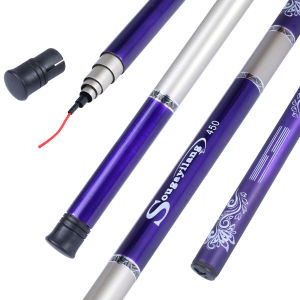 Malaysia New Fishing Rod 2.7m-6.3m Portable Telescopic Ultralight Stream Rod Pond Rod Fishing Pole.