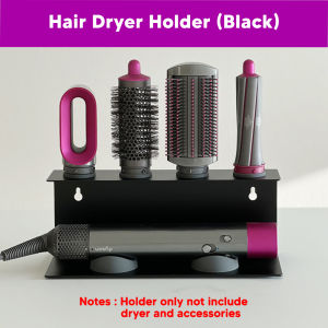 Worthbuy Wall Mounted Hair Airwrap Curler Holder Dryer Shelf Hair Dryer Rak Curler Rambut Dryer Stand Rak Dryer Rambut