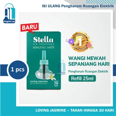 Stella Air Freshener Electric Set Alat Refill Parfum Pengharum Ruangan Otomatis Elektrik Wangi Tahan Lama Jasmine Lavender