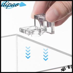 【dipao】 4pcs 6mm 8mm 10mm Fish Tank Acrylic Clips Aquarium Lid Cover Support Holder Bracket Clamp Stand Aquarium Supply