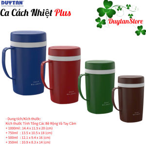 🌱 DuytanStore🌱 Ca Cách Nhiệt Plus Dung Tích 350ml - 500ml - 750ml - 1000ml