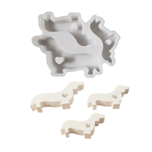Dachshund Dog Silicone Mould for Epoxy Resin Home Decoration Chocolate Fondant Molds Baking Tool for Desserts