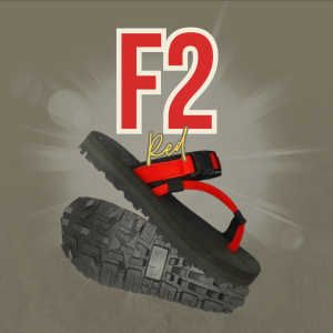 One Finger (F2 Hard Sole-Red) Sandals for Men and Women  - Outdoor and Hiking • Catfang