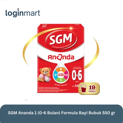 SGM Ananda 1 (0-6 Bulan) Formula Bayi Bubuk 550 gr