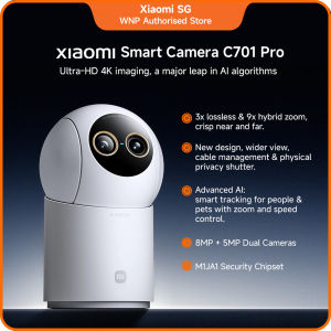 Xiaomi Smart Camera C701 Pro | 4K Dual-Lens AI Security Cam with 360° Pan-Tilt & Baby/Pet Detection