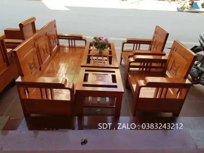 bàn ghế gỗ sồi nga bàn ghế nội thất phòng khách