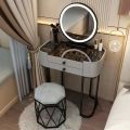 Dressing Table, Small Bedroom, Nordic Light Luxury, Minimalist Mini New High-end Dressing Table, Storage Cabinet, Integrated Table 5ORU. 