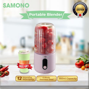SAMONO Portable Juicer Blender 40W USB Rechargeable Dual Bottle Stainless Steel Blades SW-Y6S