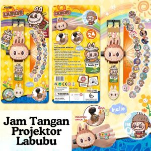 Mainan Anak Jam Tangan Projection Projector Watch Bubu Gambar Jelas Bisa Fokus Proyektor