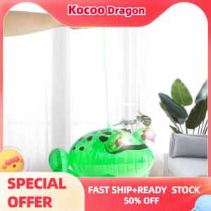 Kocoo ของเล่นรูปสัตว์เป่าลมรูปกบกระโดดได้สีเขียวเรืองแสงได้ของเล่นรูปสัตว์รูปคางคกสำหรับงานเลี้ยงวันเกิดของตกแต่งงานแต่งงาน