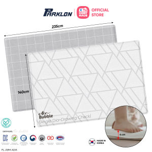 PARKLON Korea Playmat Baby Floor Mat Anti Bacteria Air Bubble Soft Baby Mat Play Mat Baby Playmat for Baby Mat Floor (230cmx150cmx3cm/4cm)
