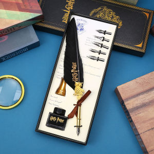 Specool Kids Gifts Set Harry Potter PU Leather Notebook With Password Lock A5 Colored Pages Hogwarts Diary Gift for Students