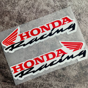 สำหรับฮอนด้าคลิก 125i 150i PCX WAVE 110 XRM CB CBR Hornet สติ๊กเกอร์ติดมอเตอร์ไซค์สะท้อนแสง Honda Racing Wings โลโก้สกู๊ตเตอร์มอเตอร์ไซด์สติ๊กเกอร์จักรยาน