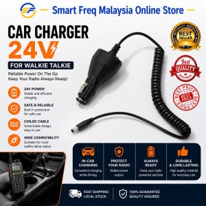 CAR CHARGER 24V FOR WALKIE TALKIE