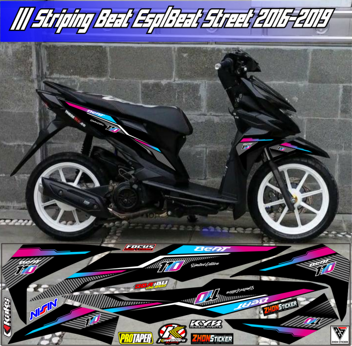 sticker list-motor beat esp/beat street variasi plat bodi beat new 2016 ...