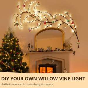 ✅100% Original Yoky Branch Vine Lamp For Room Wall Light Christmas Holiday Decor Tree Lamp Bedroom Light