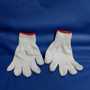 Sarung Tangan 5 Benang Putih Per Pasang TAMENG