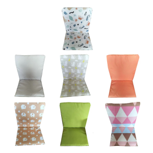 Baby High Chair Cushion Seat Pad Soft & Breathable Cartoon/Solid Color Design Easy to Clean for Infants Over 6 Month