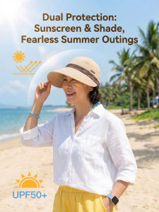 Adjustable Ladies Bucket Hat / Face Sun Protection / Outdoor Casual Travel Daily / Ladies Hat Headband / For Women All Ages