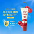 Buttered To-Go Lip Balm SPF 50 PA++++ Lip Balm dengan Perlindungan Matahari Ekstra Mencerahkan Bibir Gelap dan Menjaga Kelembapan Sepanjang Hari menjaga bibir dari paparan sinar UVA dan UVB mencegah sunburn mengurangi warna gelap serta melembapkan. 