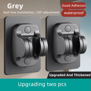 Self Adhesive Shower Holder Heavy Duty Waterproof Wall Mount | 120° Angle Adjustable Bidet Spray Bracket Bathroom Fixture