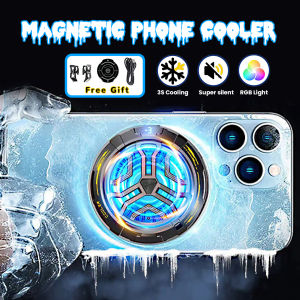 SOARFLY X76 Universal Mini Mobile Phone Cooling Fan Radiator Turbo Hurricane Game Cooler Cell Phone Cool Heat Sink For IPhone/Samsung/Xiaomi