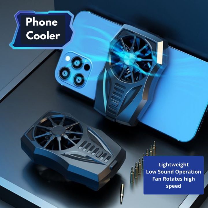 BlueWow S-05 Universal Mini Mobile Phone Cooling Fan Radiator Turbo ...