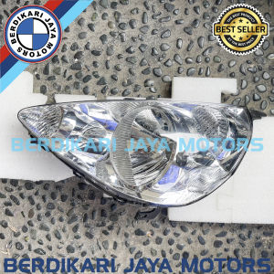 217-1148-LD-N1 HEADLAMP LAMPU DEPAN HEAD LAMP UTAMA HONDA JAZZ 2002 2003 2004 2005 2006 2007 CRYSTAL CHROME KANAN KIRI HARGA SATUAN DEPO