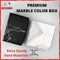 Pizza Box Craft Paper Box Premium Marble Gift Box 💖Packing Box Packaging Box 高级大理石包装盒. 