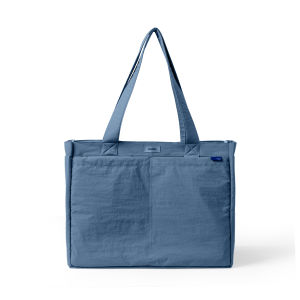 Wallts TetraSteel Blue Crinkle - Tas 2 Way Tote Bag Totebag Backpack Kerja Workbag Pria Wanita