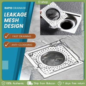 8CM Square Stainless Steel Bath Hair Catcher Stopper Kitchen & Bathroom Floor Drains Filter