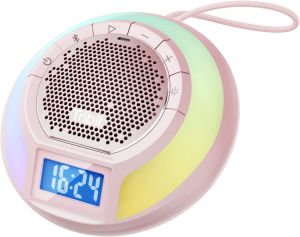 Tribit AquaEase - Bluetooth Shower Speaker IPX7 Waterproof Wireless Speaker 18H Playtime Built-in Mic Mini Speaker