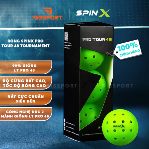 Quả Bóng Pickleball SpinX Tournament 48 Chính Hãng - 48 Lỗ - Bền - Đường Bay Ổn Định - Kiểm Soát - Cảm Giác Đánh Chắc